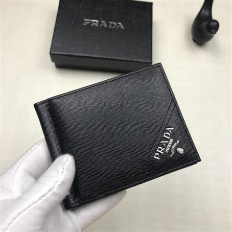 prada mens card holder yellow|prada money clip card holder.